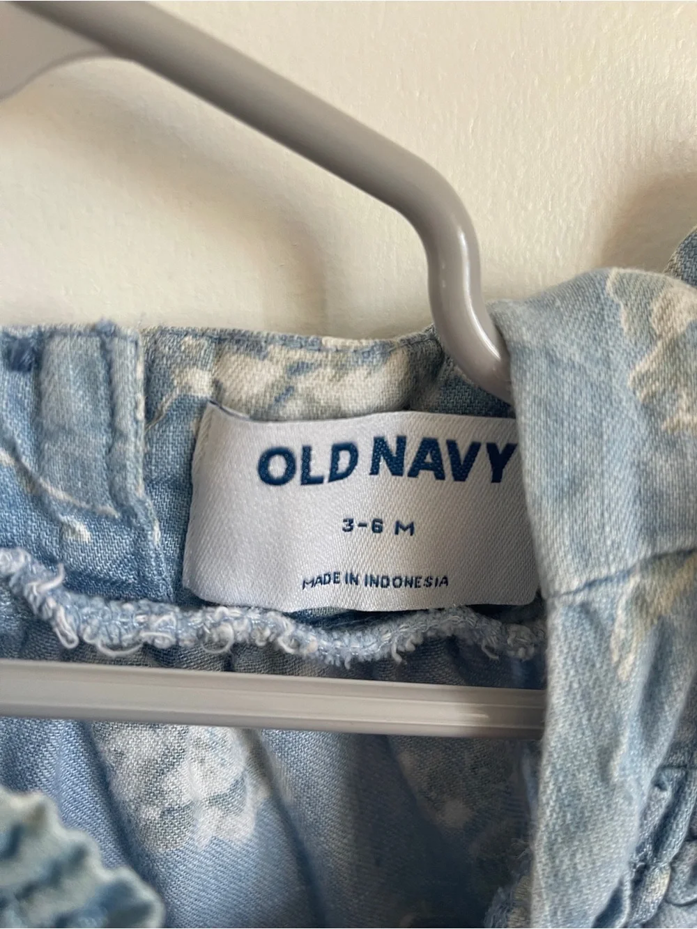 Old Navy‎ Light Blue Floral Baby Dress